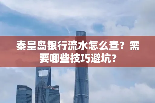 秦皇岛银行流水怎么查?需要哪些技巧避坑?